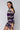 Side View My Good Side Cold Shoulder Mini Dress With Hood in Purple Multi