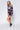  My Good Side Cold Shoulder Mini Dress With Hood in Purple Multi