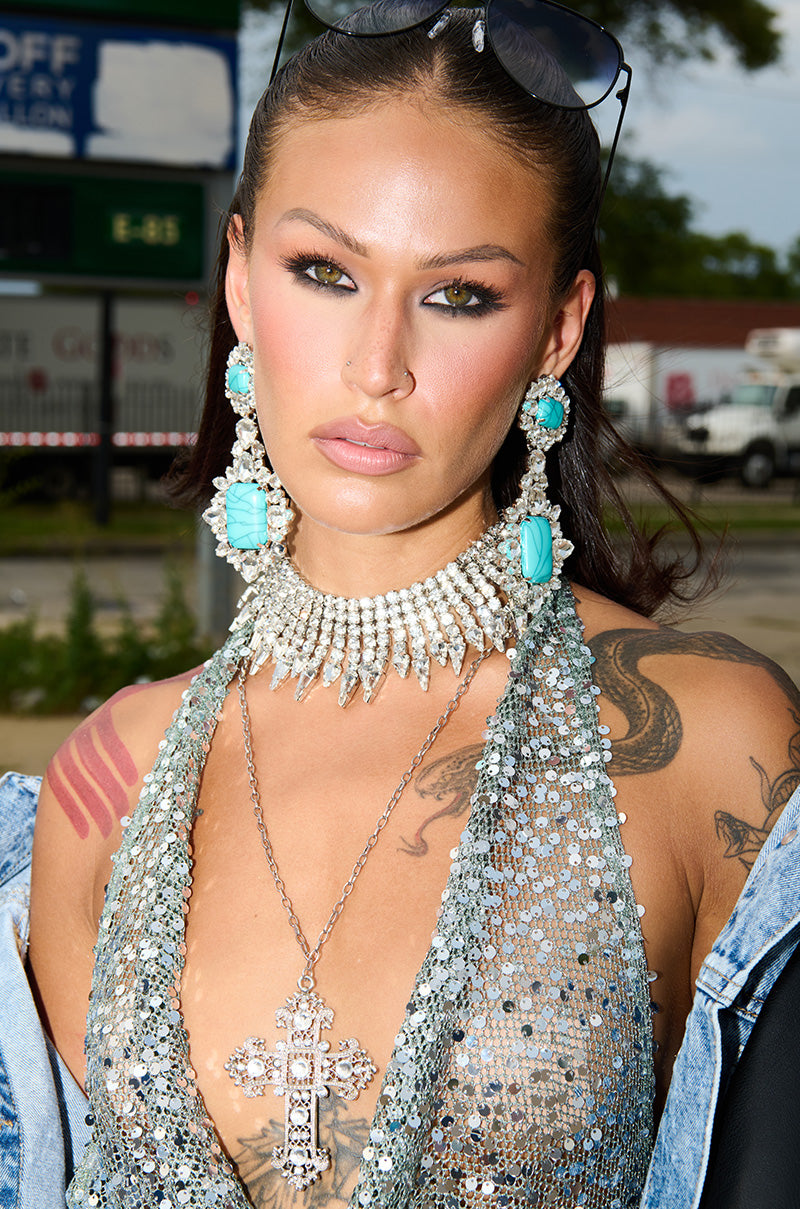 MY THORNS BLING NECKLACE view 0