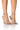 Front View My Type Embellished Pvc Stiletto Sandal In Silver