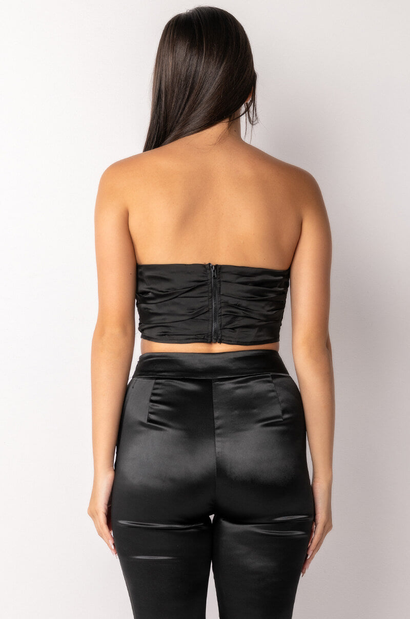 Full View My Valentine Satin Corset