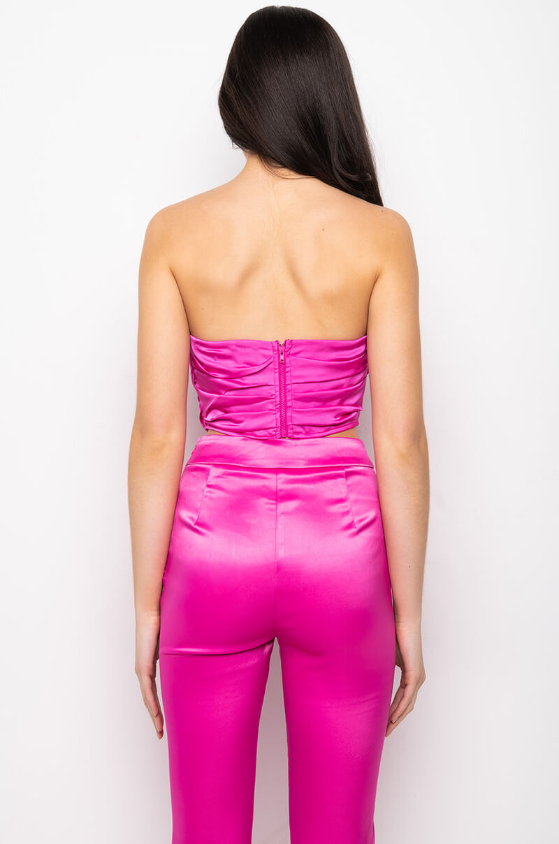 Full View My Valentine Satin Corset