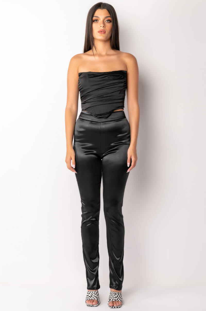 Extra View My Valentine Satin Skinny Pant