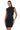 Front View Mylah Mock Neck Draped Mini Dress