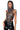 Front View Mystery Girl Sleeveless Sequin Hooded Top