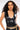 Front View Naughty But Nice Faux Leather Sleeveless Plunge Bodysuit