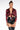 Front View Nayelli Satin Tie Front Bodysuit