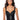 Front View Never Lacking Faux Leather Bodysuit