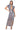 Front View Never Too Much Denim Metallic Maxi Dress