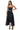 Back View Nevermore Layered Mesh Maxi Skirt Belt