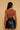 Back View New Body Long Sleeve Mesh Bodysuit in Brown