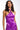 Front View New Horizons Satin Halter Blouse