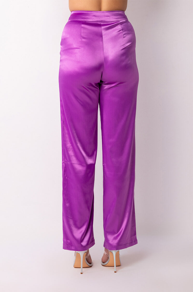 Full View New Horizons Satin Wide Leg Trousers