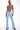 Side View New Sensation Chain Detail High Waisted Flare Jeans