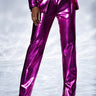 Front View New Vibration Metallic Trouser