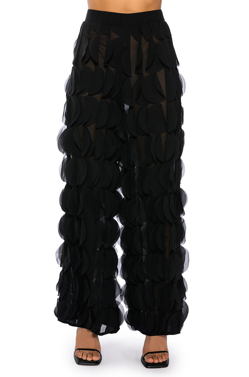 Full View Next Time Textured Wide Leg Pant 4