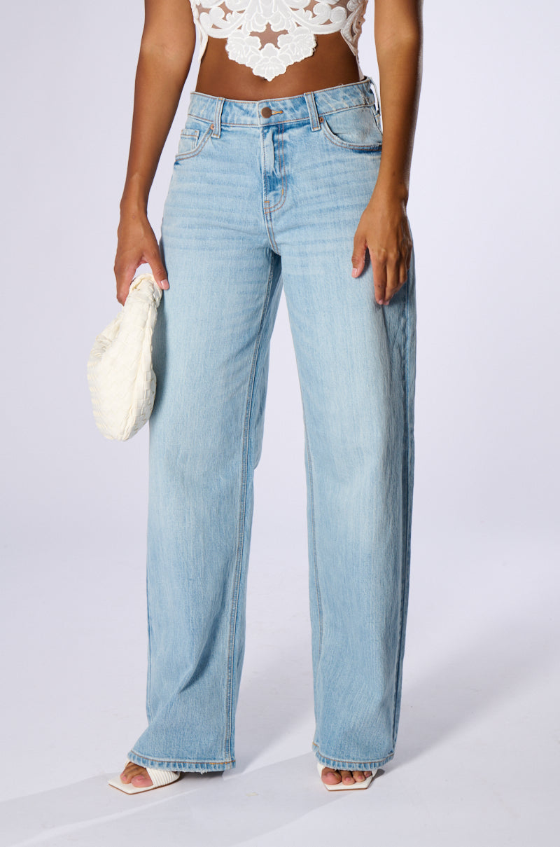 Side View Nicole Vintage Low Rise Jean view 3