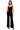 Side View Night Moves Velvet Wide Leg Trouser In Black