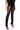 Front View Night Out Ruched Mesh Legging In Black