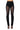 Back View Night Out Ruched Mesh Legging In Black