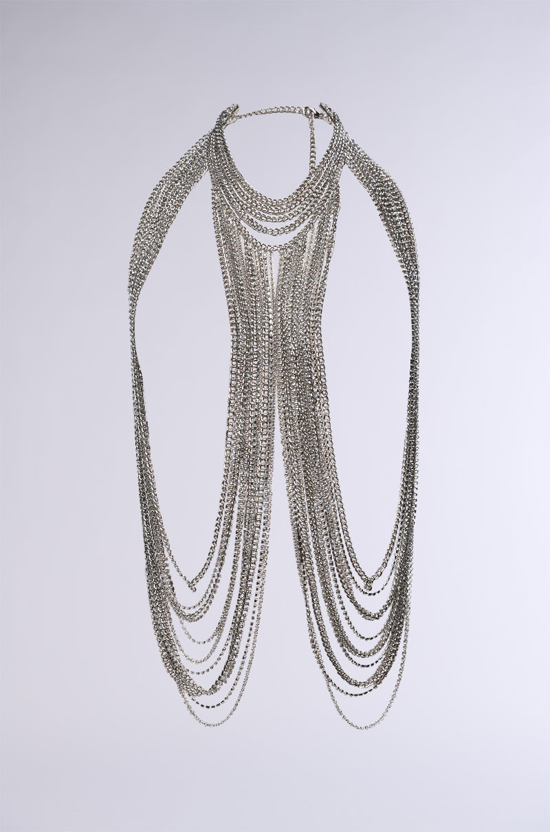 Back View Night Owl Body Chain