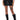 Front View Nightcrawler Faux Leather Cargo Mini Skirt