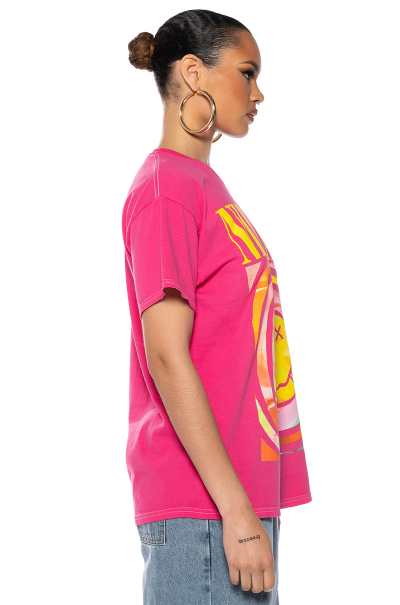 Detail View Nirvana Official Logo Oversized Band Tee 3