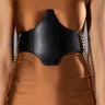 Front View Nitty Gritty Faux Leather Harness