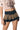 Side View No Hard Feelings Asymmetrical Denim Mini Skirt