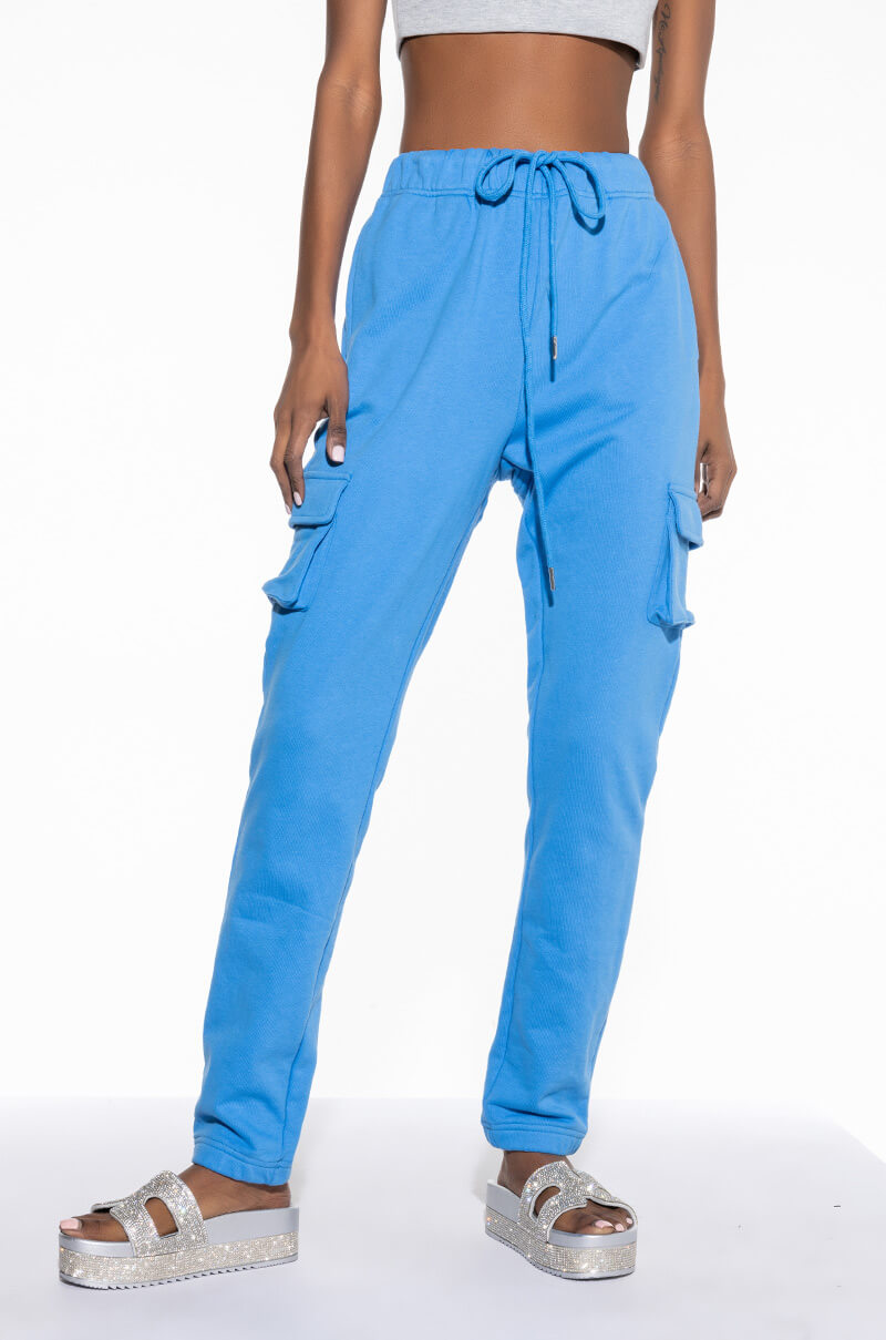 Front View No New Friends Cargo Jogger