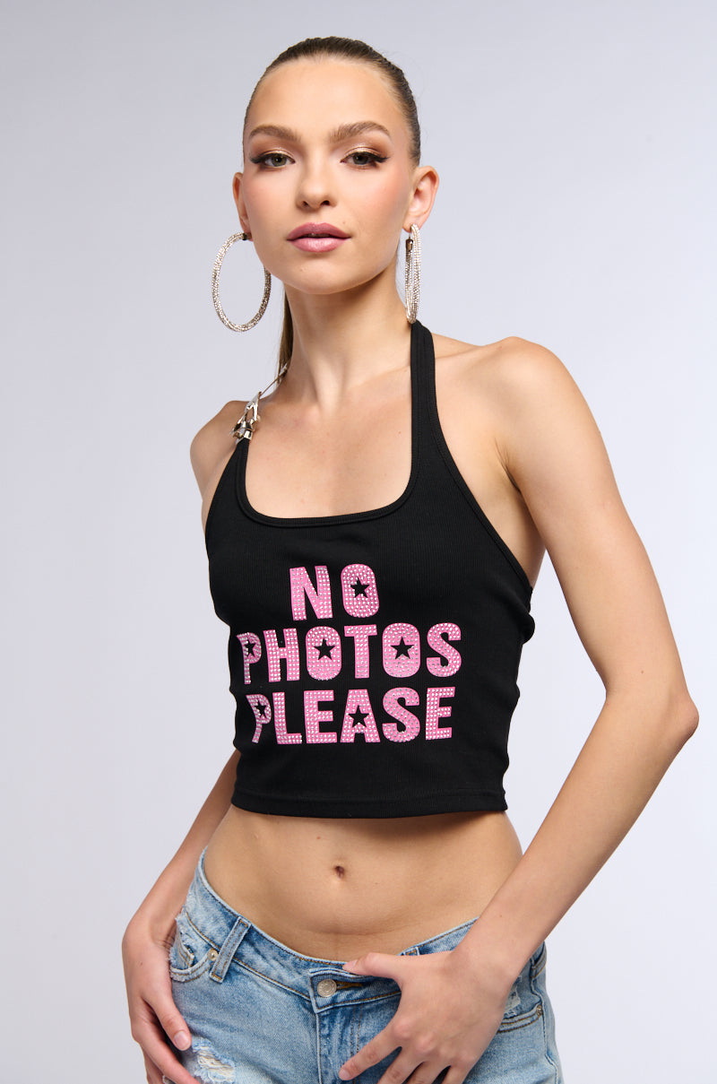 NO PHOTOS PLEASE TANK view 0