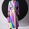 Front View No Place Like Home Ombre Trench Jacket