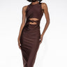 Front View No Promises Midi Dress