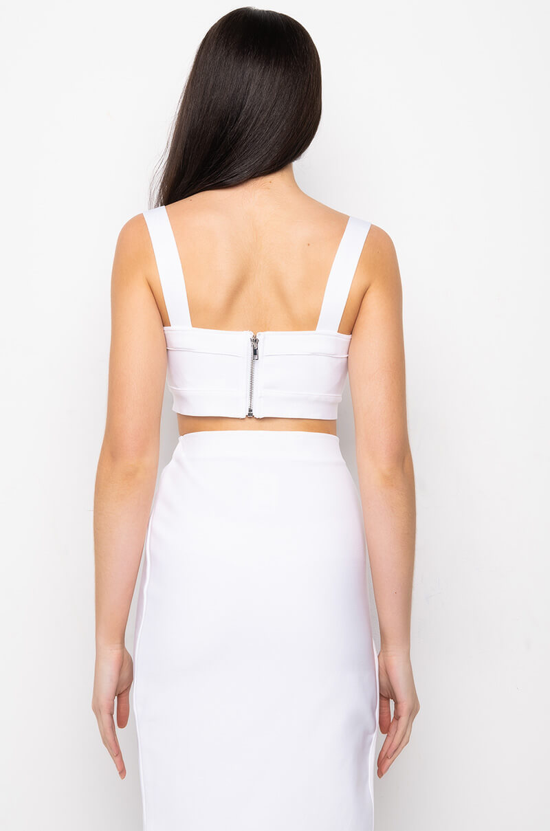Full View No Sleep Bandage Crop Top
