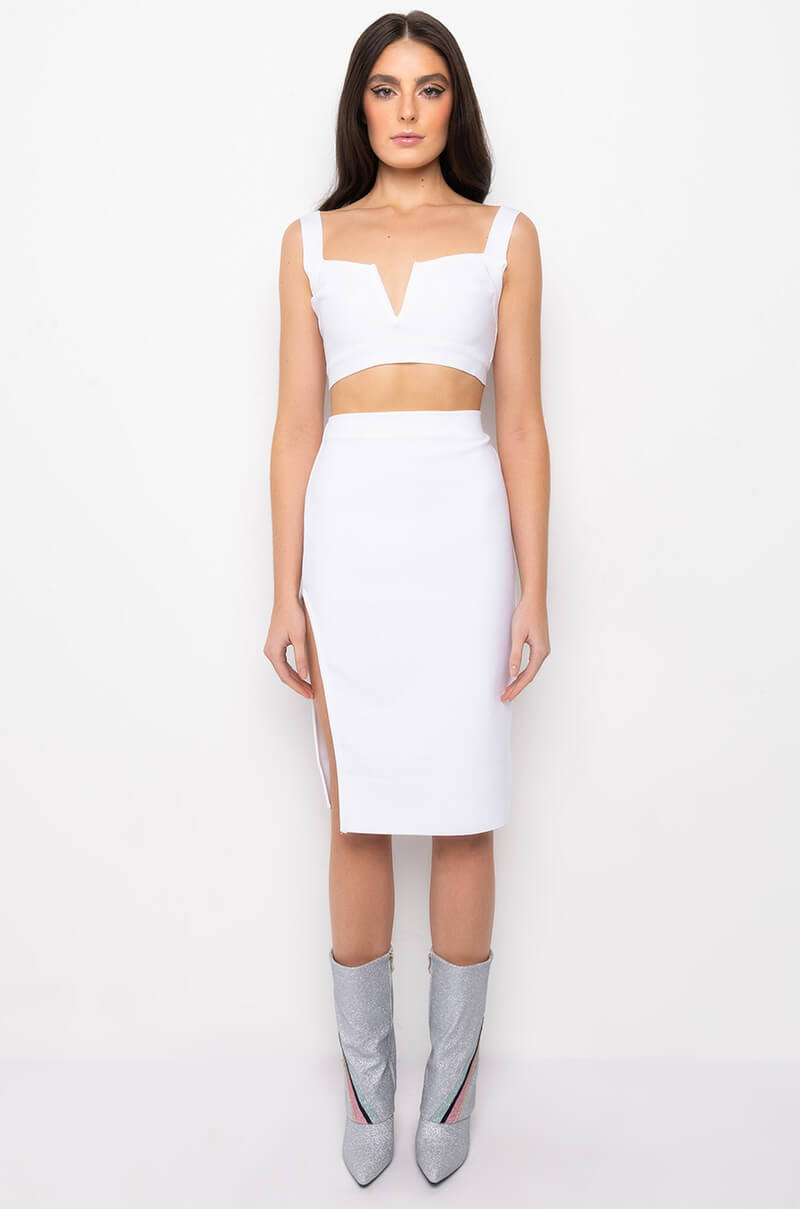 Extra View No Sleep Bandage Crop Top