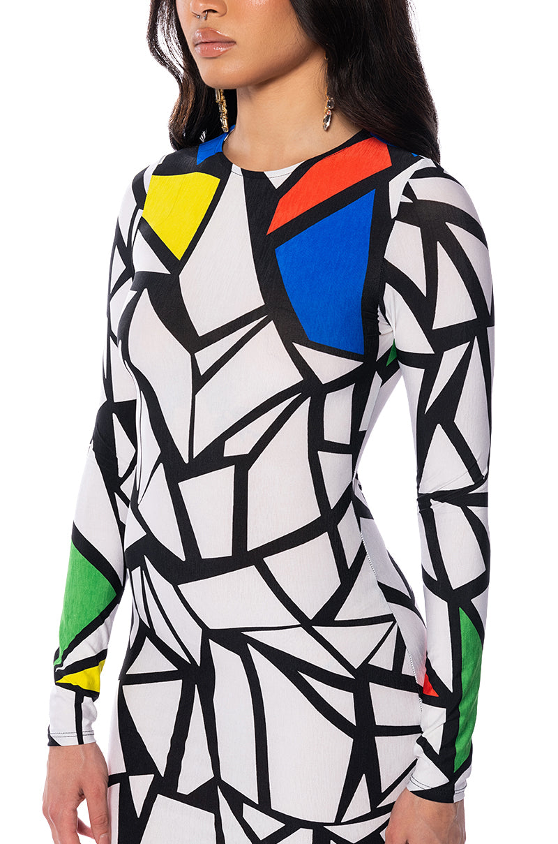 Extra View Noah Long Sleeve Maxi Dress