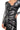 Extra View Not A Casual Girl Metallic Knit Asymmetrical Mini Dress