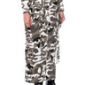 Front View Not About It Camo Cargo Maxi Skirt