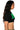 Detail View Not Your Babe Cropped Short Sleeve Crew Neck Tshirt