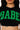 Extra View Not Your Babe Cropped Short Sleeve Crew Neck Tshirt