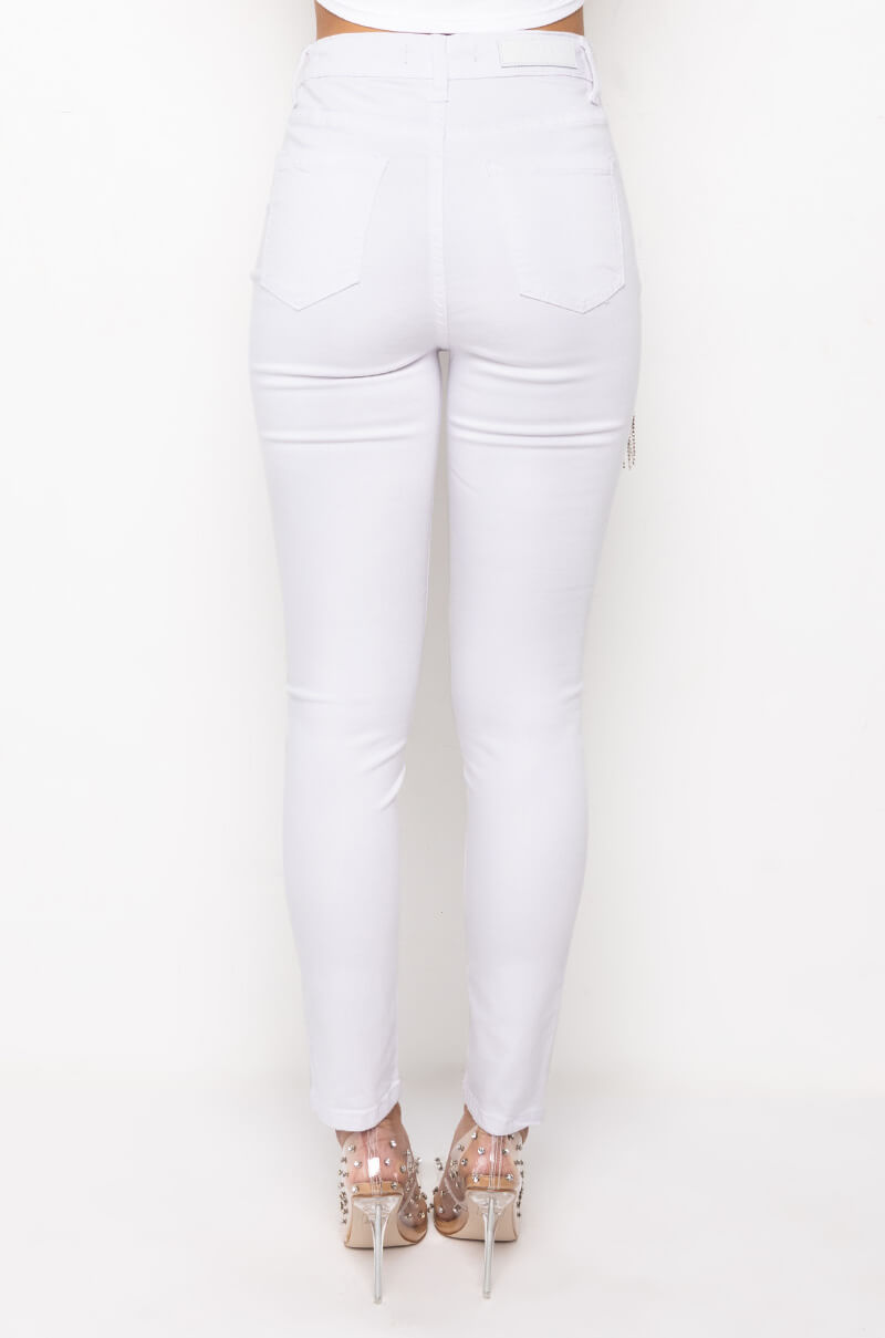 Detail View Nothin Better Rhinestone Pocket Skinny Jeans