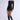 Front View Nothing Phases Me Knit Mini Dress In Black