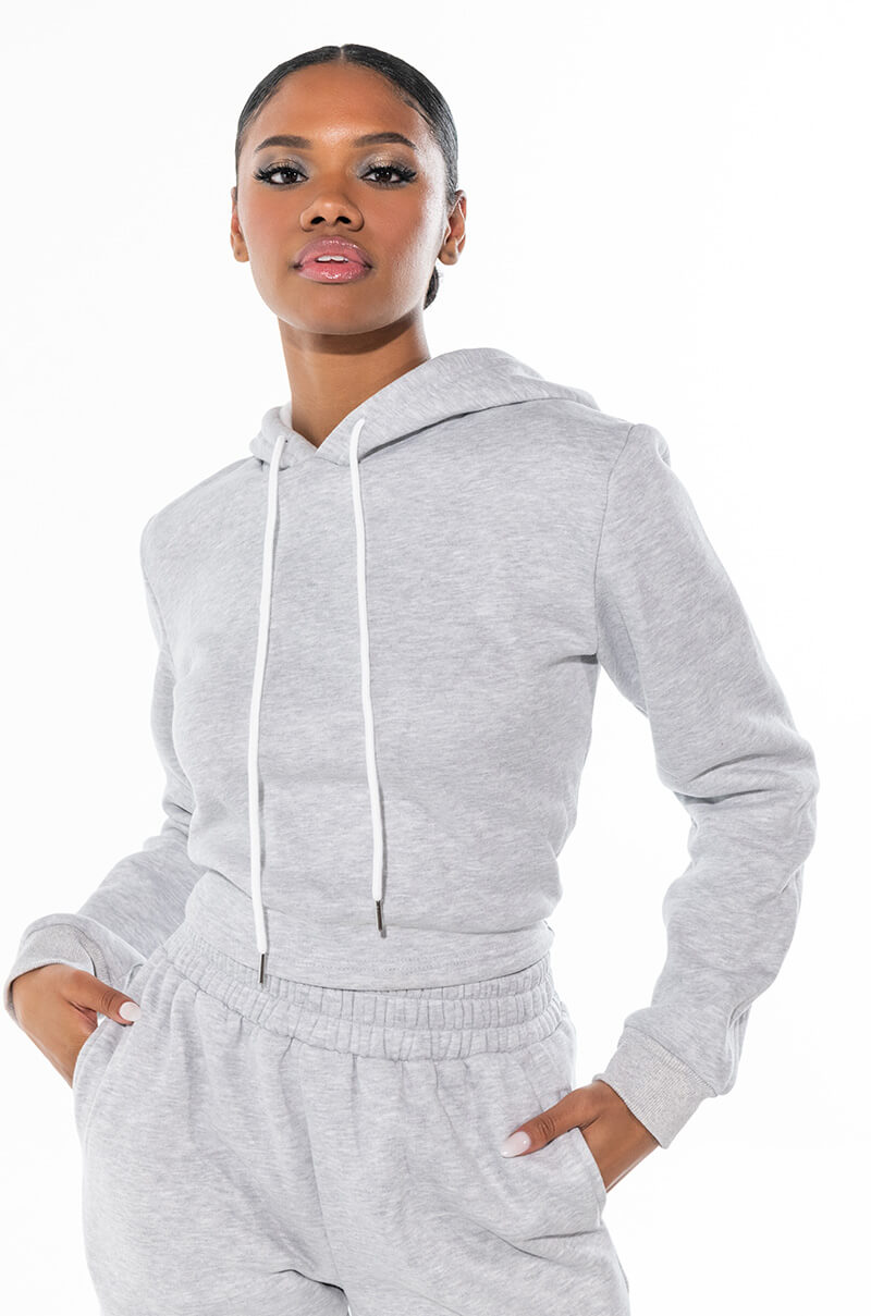Front View Nothing To Lose Lace Up Sweatshirt