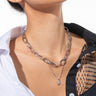 Front View Nothing To Prove Layered Necklace