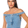 Front View Nova Denim Top