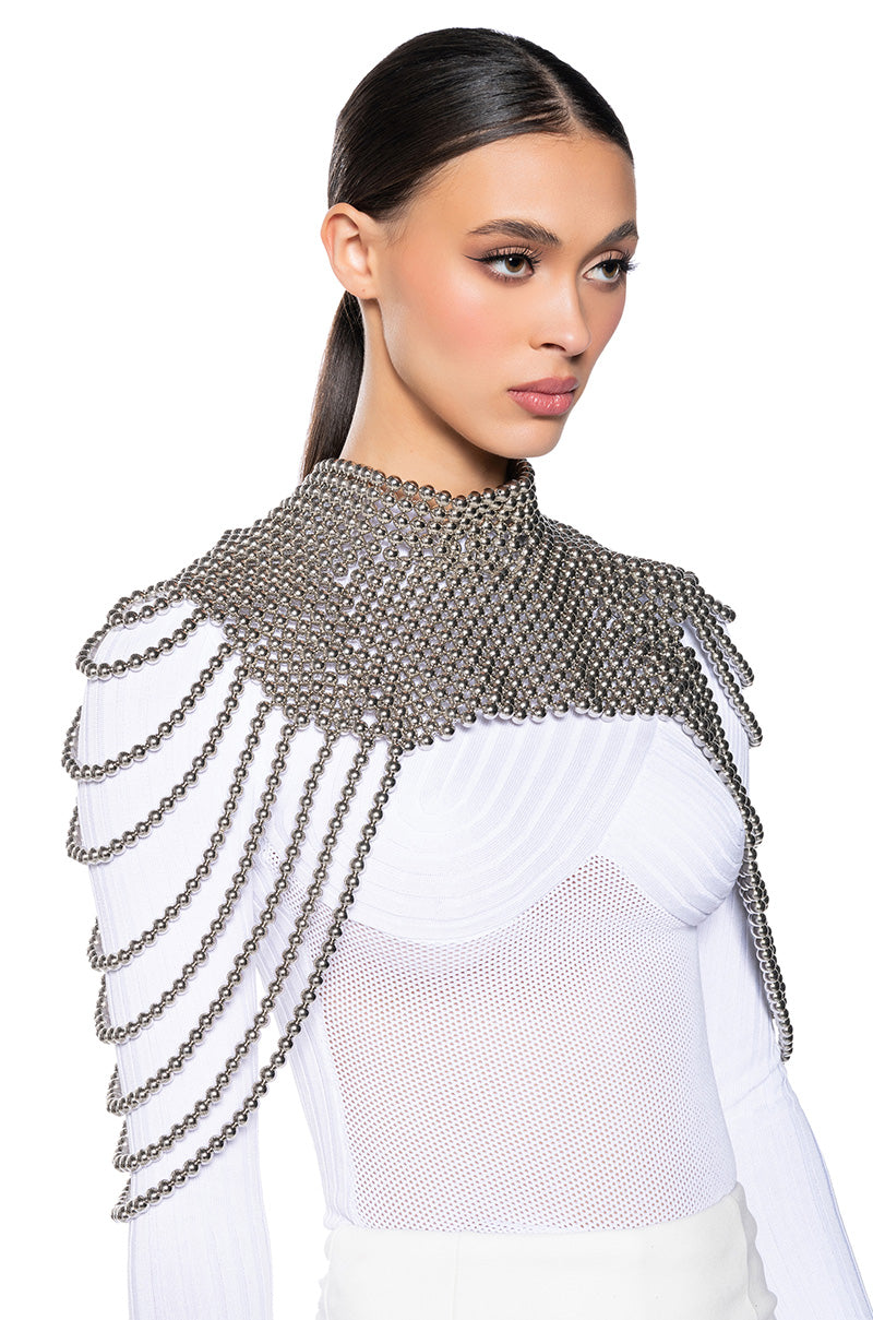 Side View Number 1 Statement Necklace