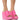 Front View Ocean Eyes Wedge Sandal In Pink