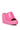 Back View Ocean Eyes Wedge Sandal In Pink