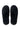 Side View Off The Clock Sherpa Black Slipper