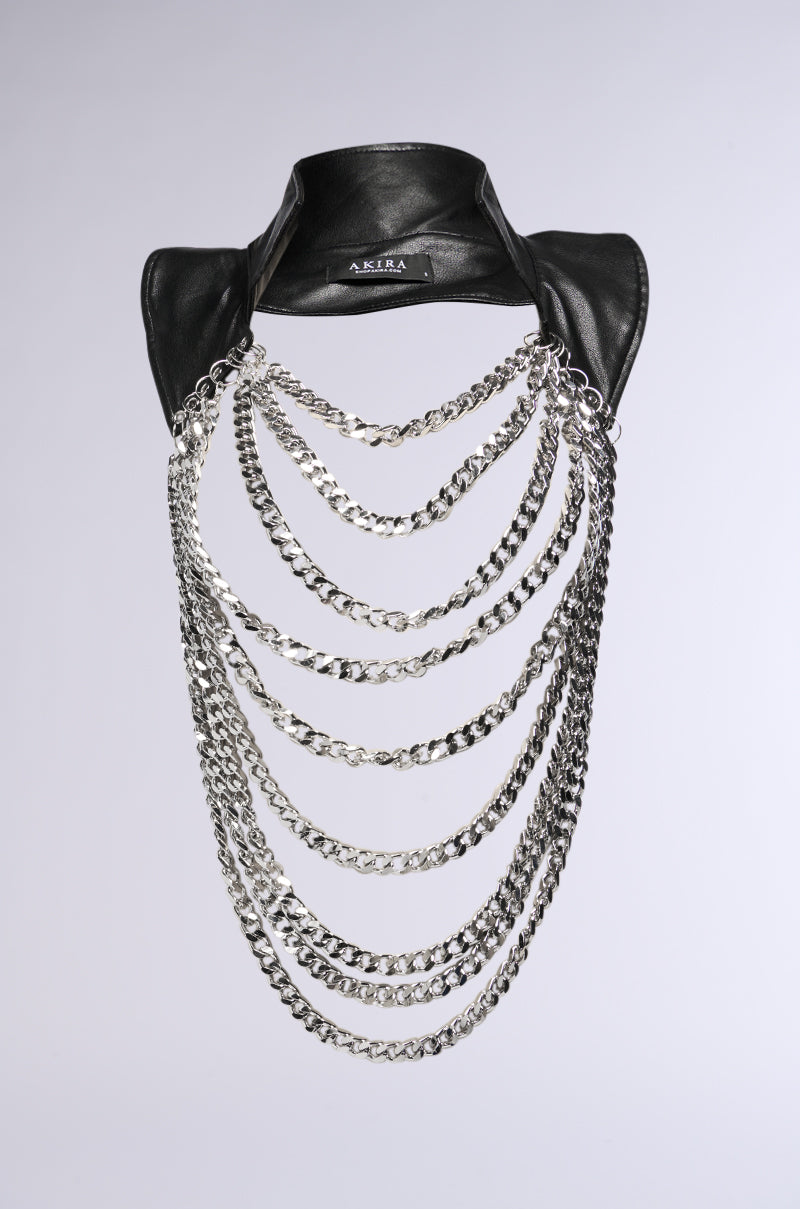 Detail View Off The Runway Statement Necklace